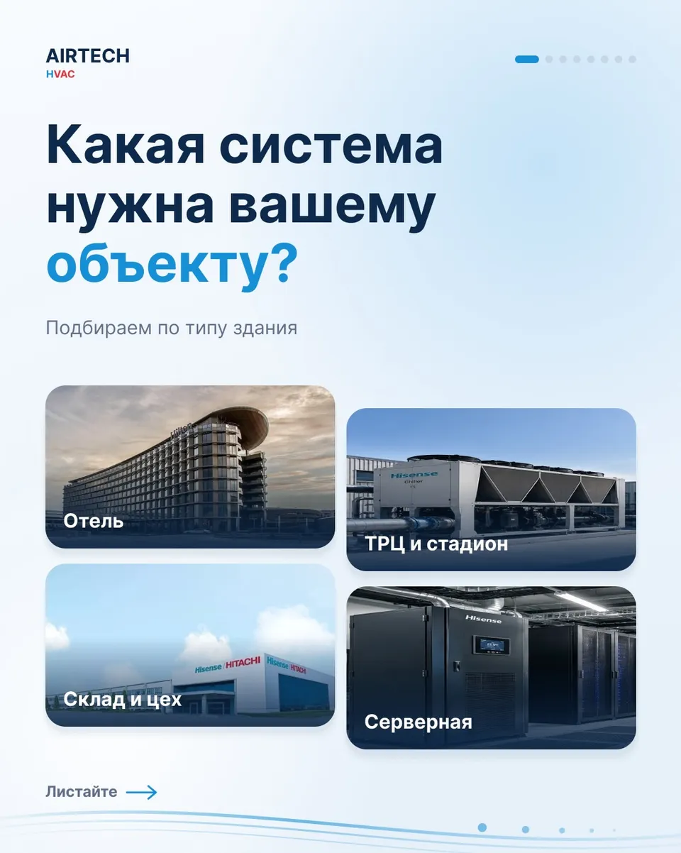 🏢 Какую систему кондиционирования выбрать для вашего объекта?